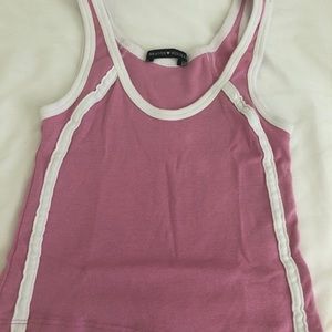 brandy melville bubblegum pink lauren tank